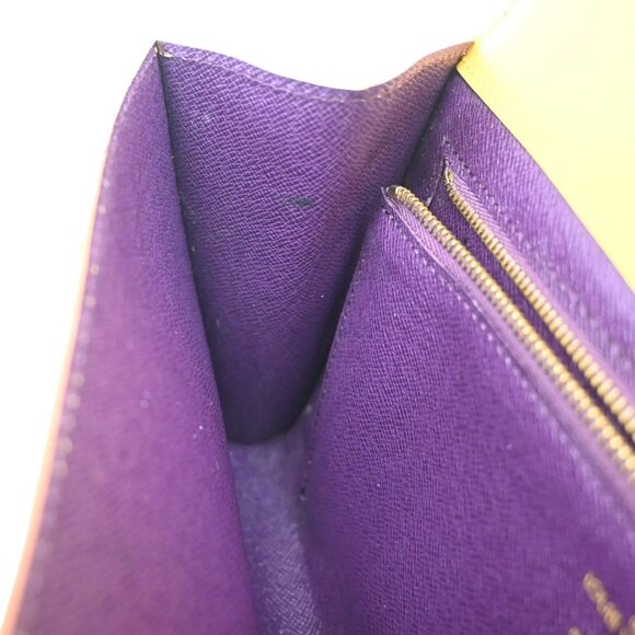 LOUIS VUITTON LV Logo Art Deco Clutch Hand Bag Epi Leather Yellow M52639 05YH583 - Picture 11 of 15